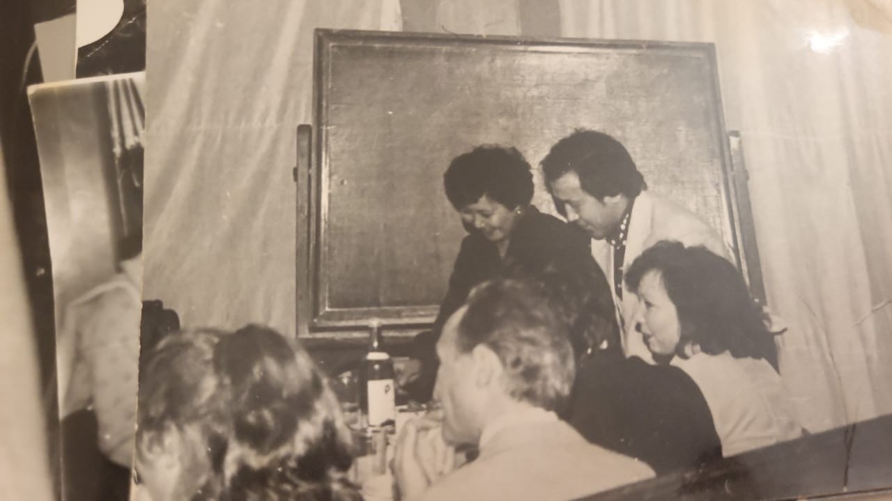 Аскар и Гаухар, Москва, 1980