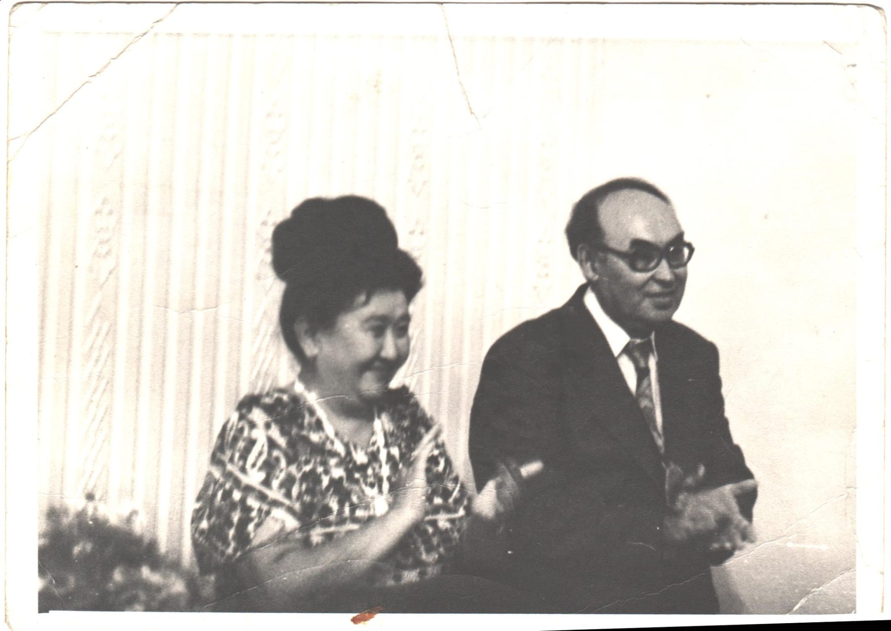 Коллонтай Хабибовна и Шаукат Алтаевич, 1980-е
